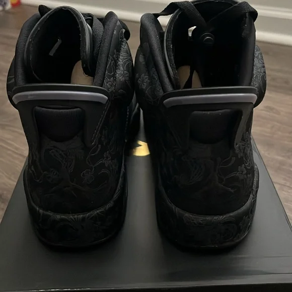Womens Air Jordan 6 SD Triple Black - Picture 5 of 5